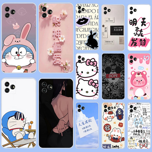 适用中兴Blade A73 4G手机壳axon50 Lite保护套v50s男女款v50smart软胶v50 Design 4G防摔男女时尚卡通定制