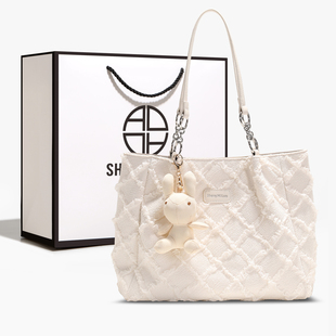 圣米洛今年流行包包女2025新款 高级感单肩大包大容量通勤托特包