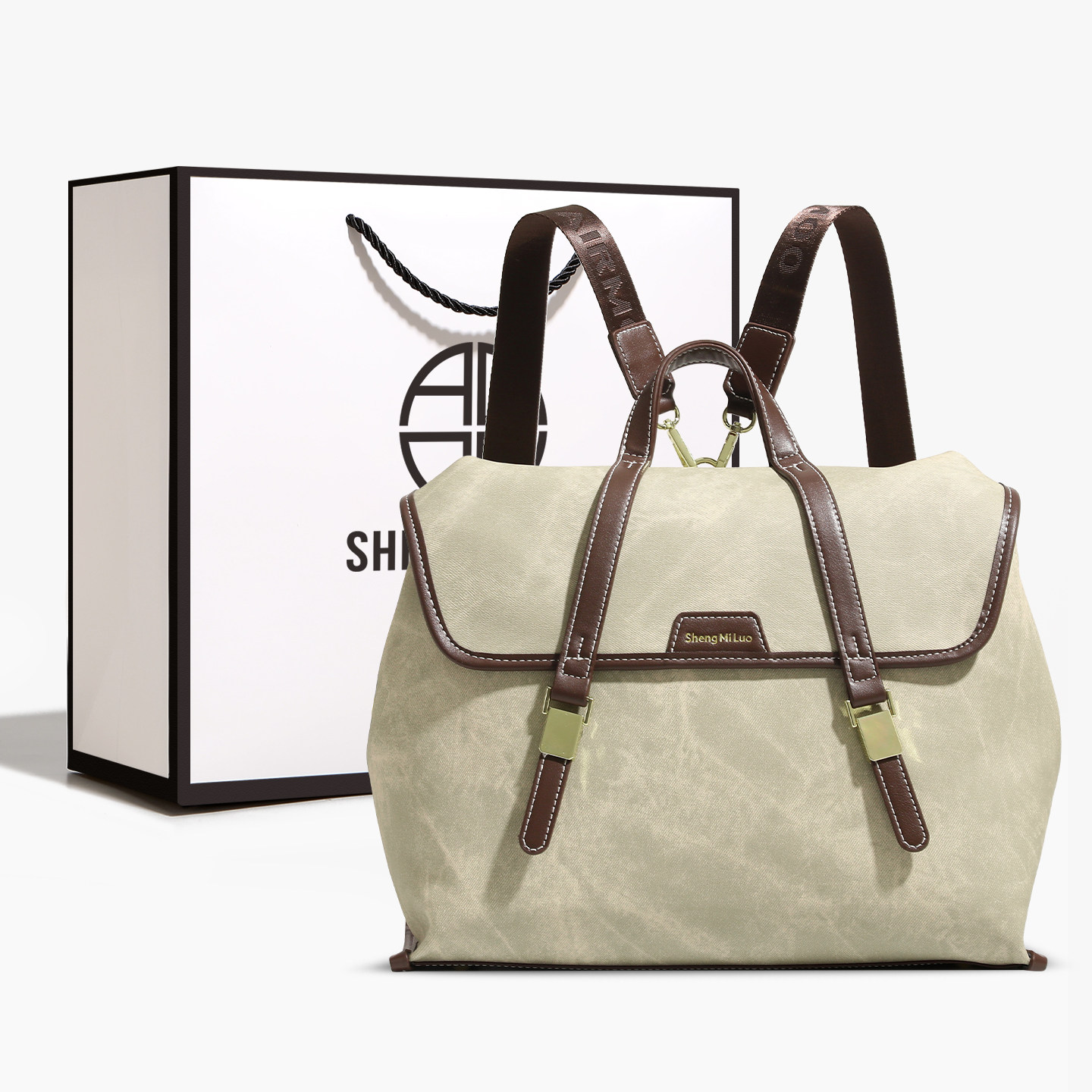 香港品牌大容量通勤双肩包包女2026新款时尚百搭电脑包可单肩背包,箱包皮具/热销女包/男包,双肩背包,淘宝优惠券,粉丝福利购,淘宝优惠卷