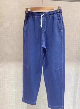 2024年素然新品长裤女士秋季户外运动棉麻混纺松锥裤A0243PA07