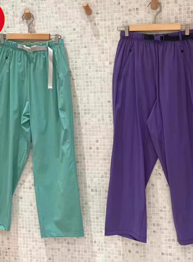 2023年夏季素然专比新品运动薄尼龙九分直锥裤A0231PA26休闲裤