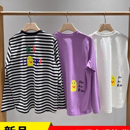 2025年秋季素然专比新品女士户外吸湿速干图案长袖T恤A0253TS22