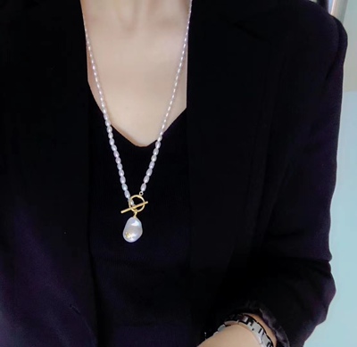 天然淡水项链冲钻特价