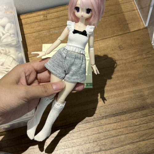 光魇双生娃衣背心azone特六娃衣 电器街吊带南瓜裤套装