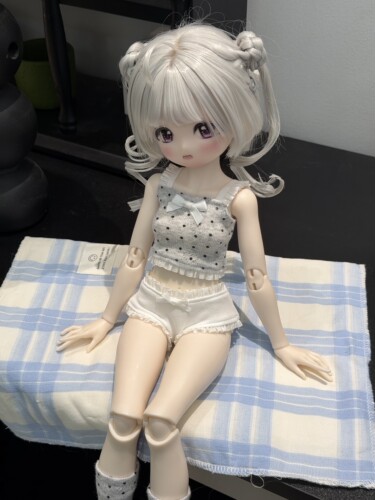 BJD四分娃衣内裤背心bjd4分衣服打底衣六分波点裤衩子睡衣家居服6