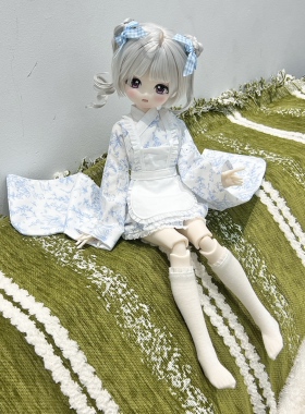 可定制BJD娃衣四分六分和服日式衣服bjd6分围裙短裙没有娃娃可爱