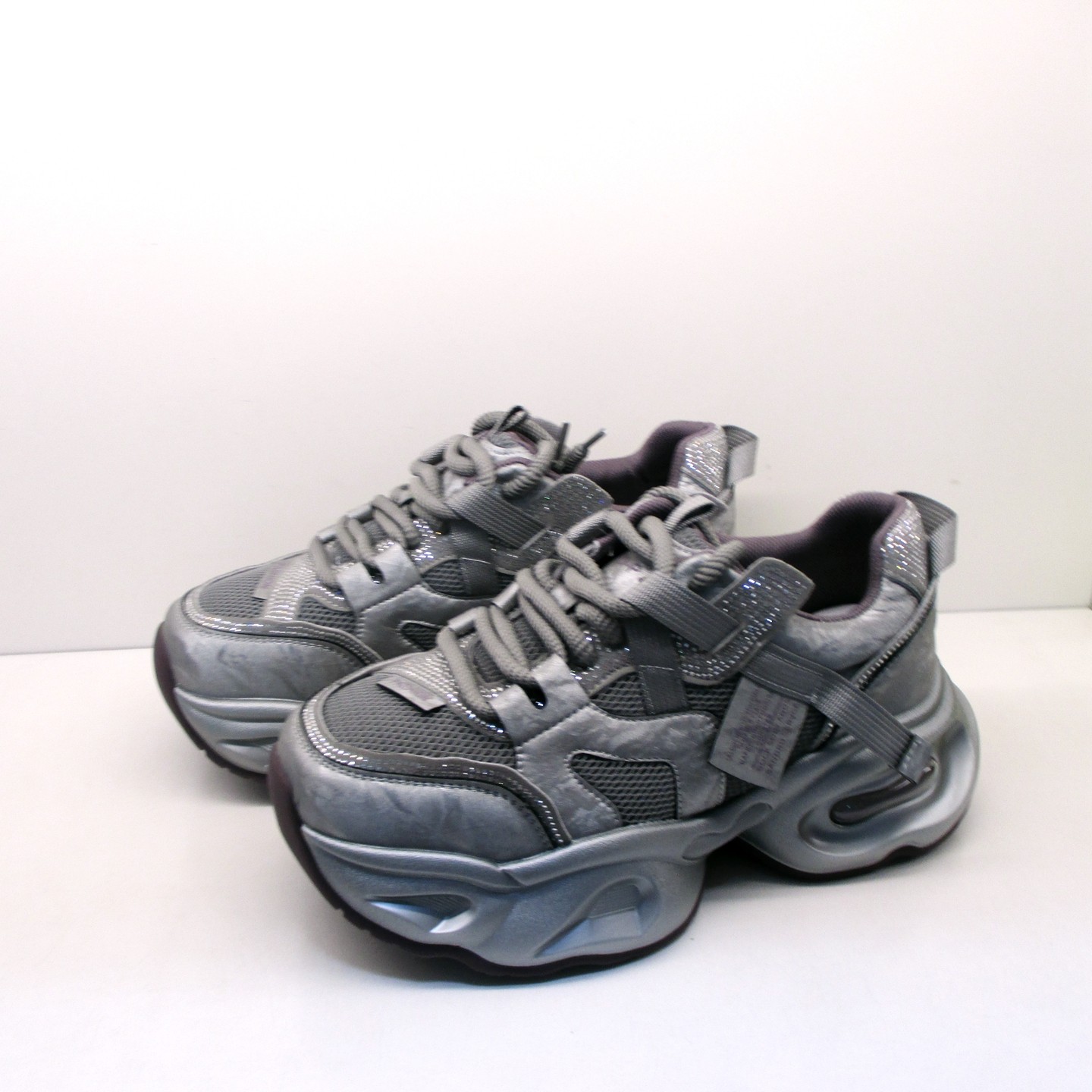 大码女鞋26春款时尚休闲脚宽胖特大号大脚厚底潮鞋老爹鞋40-43码,女鞋,时尚休闲鞋,淘宝优惠券,粉丝福利购,淘宝优惠卷