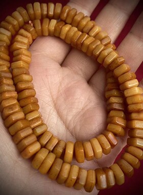 西藏文玩牛骨精雕男士盘玩手持