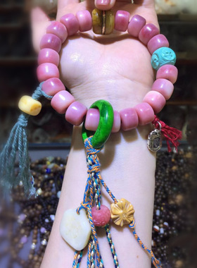 男女通用牦牛骨民族风手编藏式