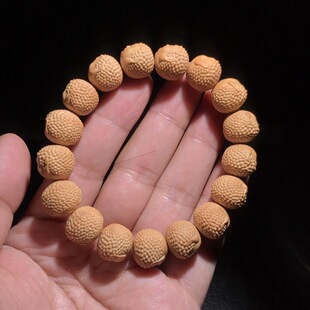 小核桃手串宝宝小萌佛核雕手钏猴头雕刻阿弥陀佛如来佛珠非橄榄核