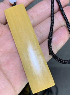 手工高抛四六牌把件挂坠留青雕刻