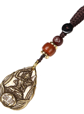 男女黄铜本命佛钥匙扣包包挂件