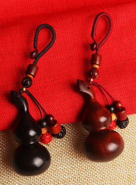 男女檀木葫芦随身国潮挂件挂饰