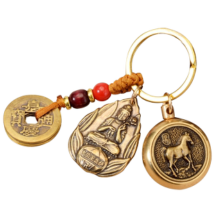 钥匙扣守护神本命佛十二生肖转转吊坠阿弥陀佛不动明王大日如来佛
