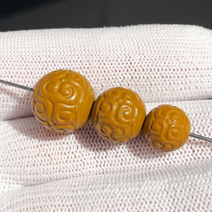 原矿阿拉善红绿灯玛瑙回纹圆珠散珠隔珠金刚星月菩提佛珠手串配饰