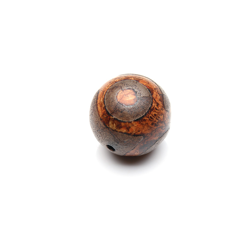 开片三眼天珠饰品配件藏式玛瑙文玩金刚星月白玉菩提diy串手链项