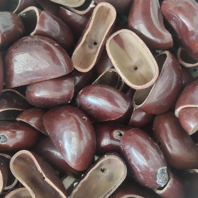 平安豆巴豆手工果壳diy风铃材料包自制排铃果壳音束制作手摇铃手
