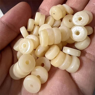 精品驼骨隔片垫片骆驼骨文玩佛珠手串星月菩提子大小金刚桃核配饰