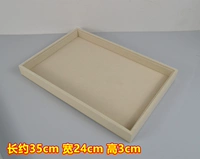 Бежевый (фланель) длина около 35*ширина 24*высота 3см.