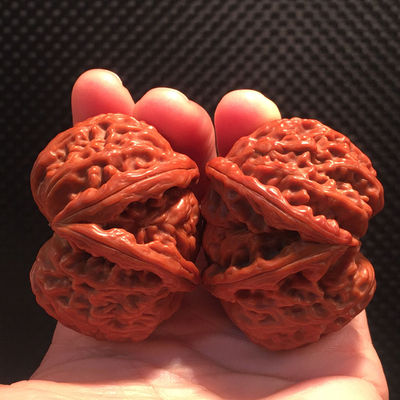 开口笑楼白苹果园蛤蟆拼接文玩