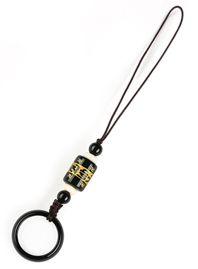 挂绳玛瑙戒指手机链吊坠扣送同学