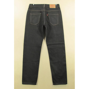 男30码 2508 加厚纯棉名牛皇家马球黑色修身 P107 赤耳牛仔裤