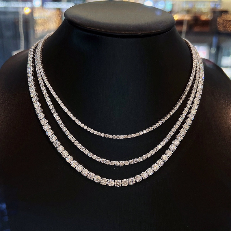 云申培育钻tennis网球项链超值价