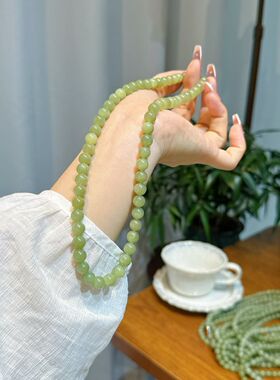 极简素圈设计和田玉素圈项链女款时尚百搭饰品礼物送妈妈首选