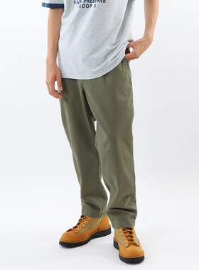 代购正品日版冠军男士休闲裤春夏款纯棉斜纹宽松直筒长裤小C3Z209