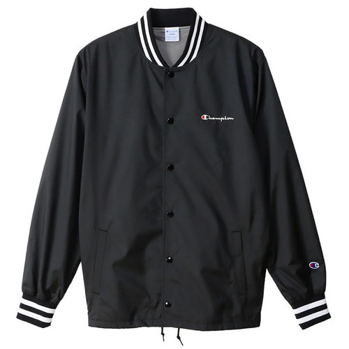 假一罚十CHAMPION条纹学院薄外套