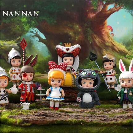 NANNAN梦游仙境盲盒生日礼物摆件模型可爱少女心手办玩具公仔