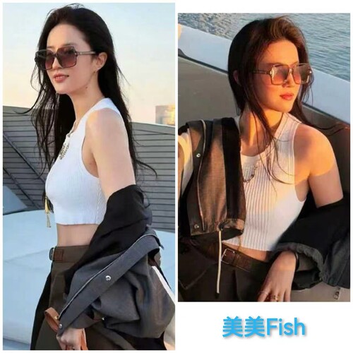 刘亦菲同款2026年春夏新款白色背心女针织吊带内搭辣妹短款上衣女