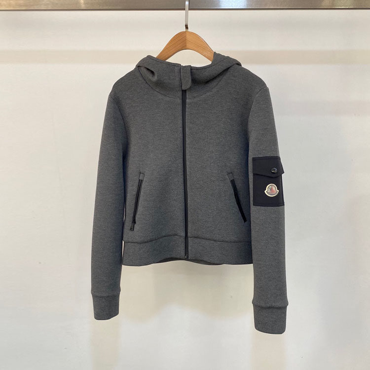 初溯2025秋季新品欧货女装简约连帽拉链短款太空棉卫衣休闲外套,女装/女士精品,短外套,淘宝优惠券,粉丝福利购,淘宝优惠卷