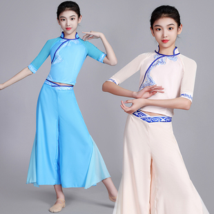 碇步桥舞蹈服儿童中国风水清悠悠表演服装女童外婆桥扇子舞摇篮摇