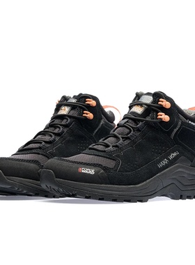 Haka Honu女款秋冬户外防水透气真皮防滑耐磨登山鞋中帮女靴子