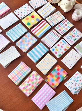 COMO士多硫酸纸素材便签手帐备忘纸可爱装饰点缀彩色星星