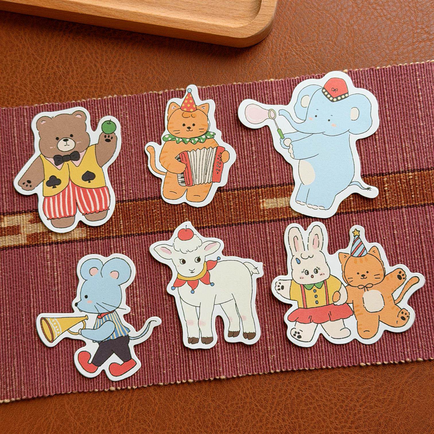 【新品便利贴/内页】波粒原创Vol. 6园游会/房子/小猫暖光可爱异