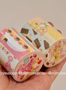 Popcornbobby中国原创设计炸糊狗自带蚂蚁线可书写便签卷2.5m