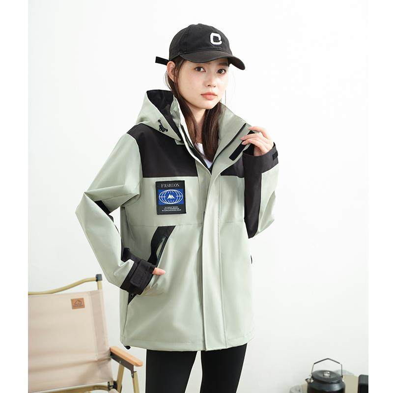 航天三合一冲锋衣定制工作服可拆卸外套企业男女员工工衣印字logo