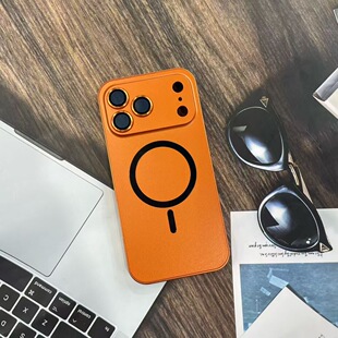 铝合金属边框弹扣适用苹果17promax手机壳iphone17pro带镜头膜17高档商务17Air全包防摔高级感磁吸充电保护套