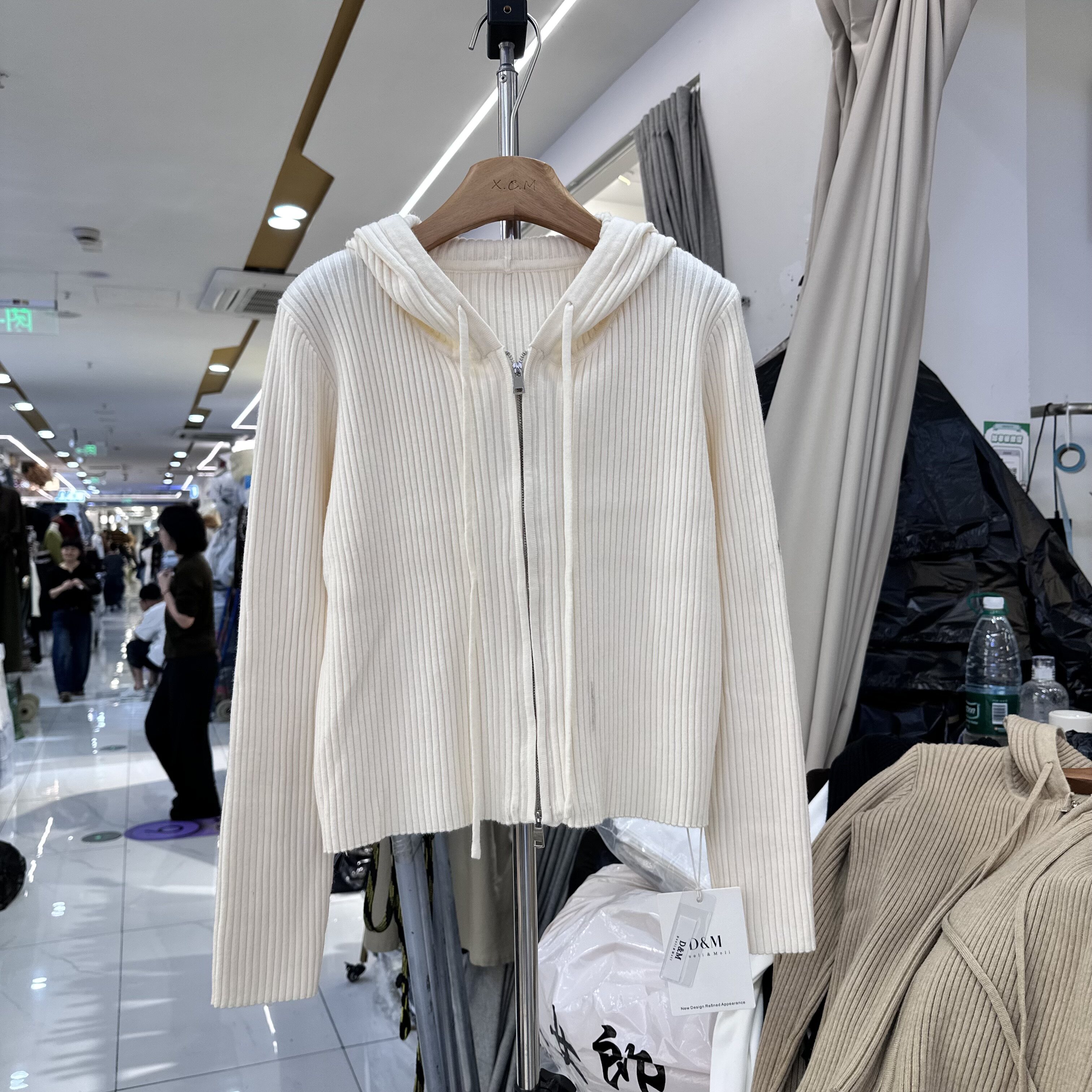 D&M5091正品连帽针织衫毛衣
