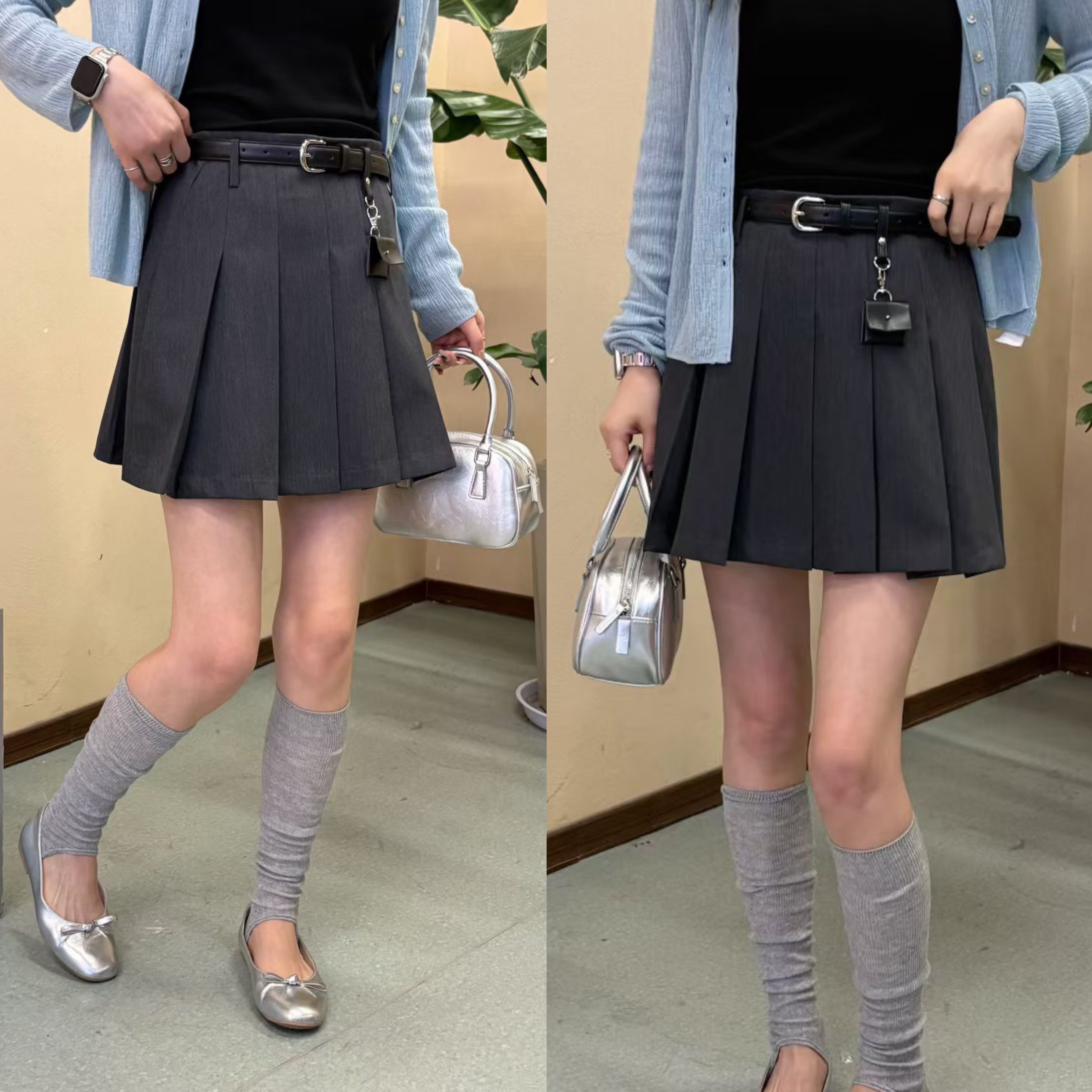YIYUHUI衣语慧2892百褶半身裙