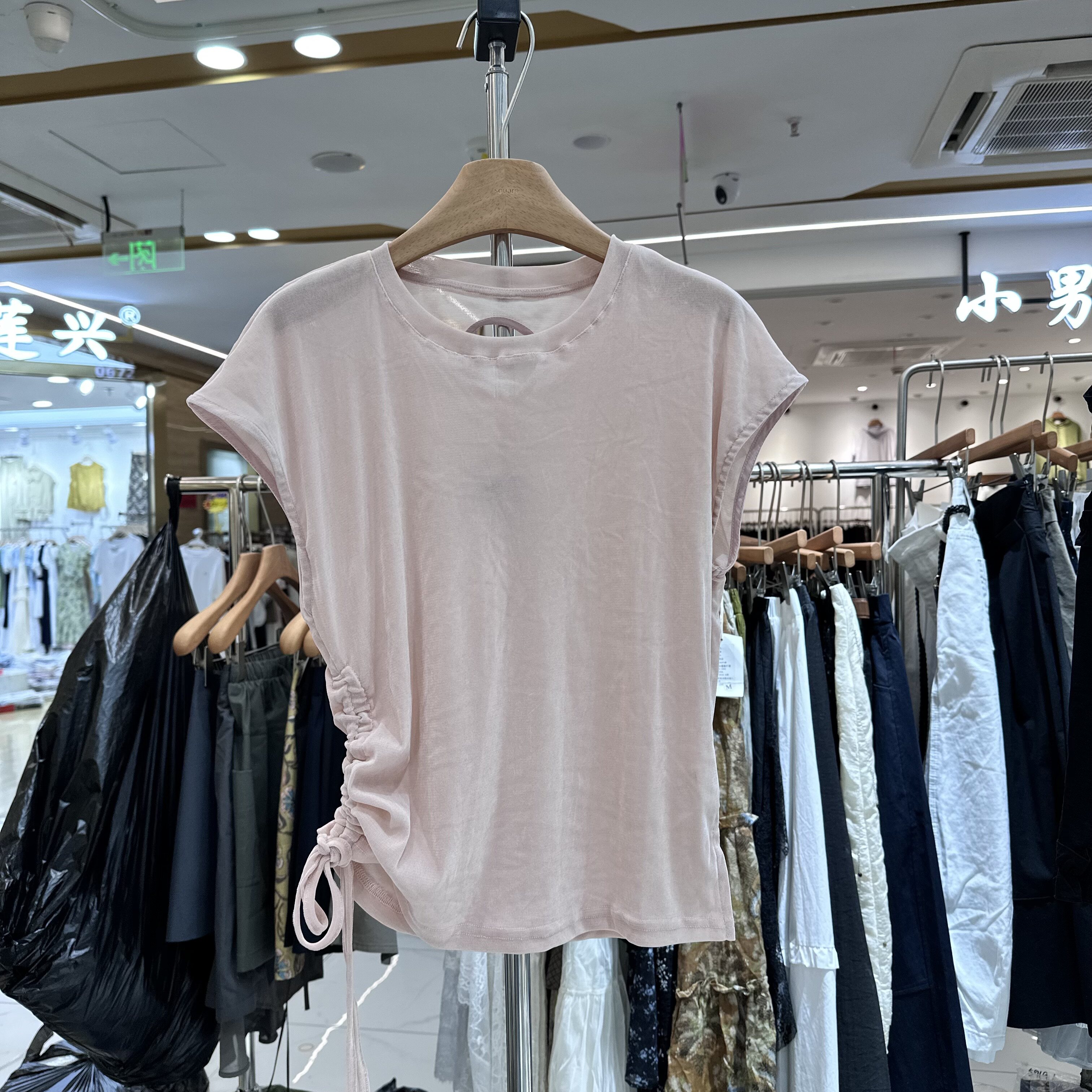 YZOY66116正版丝绒T恤衫上衣