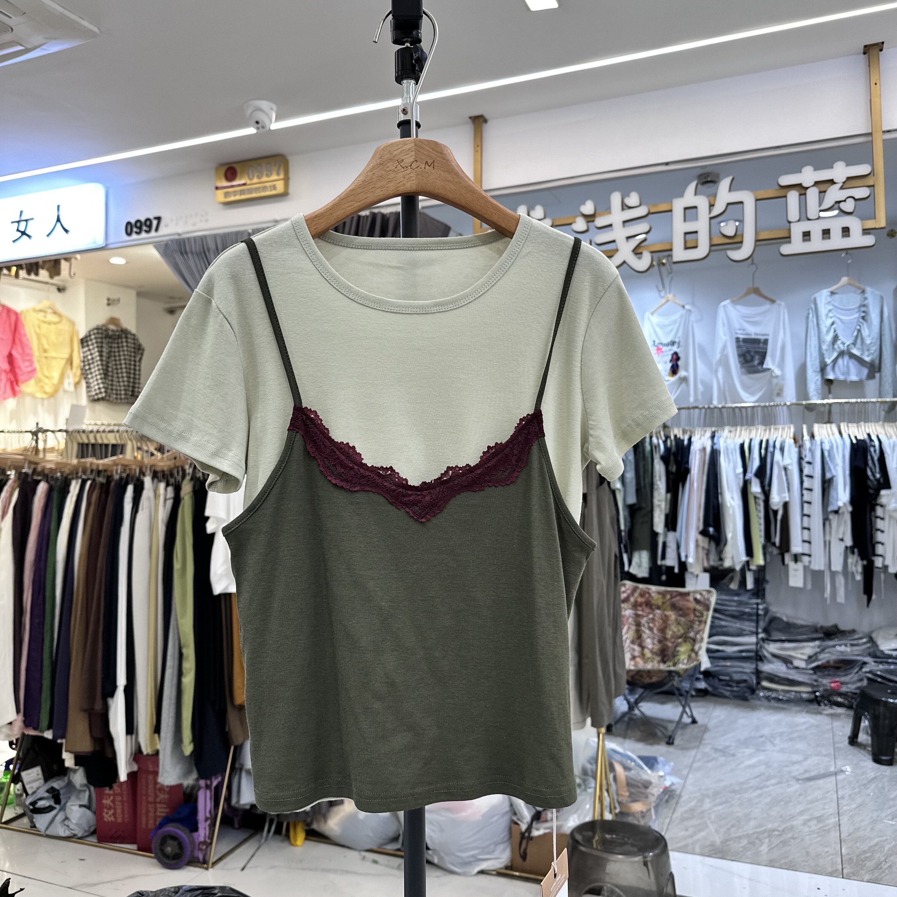 JIN.XI今喜06360假两件上衣
