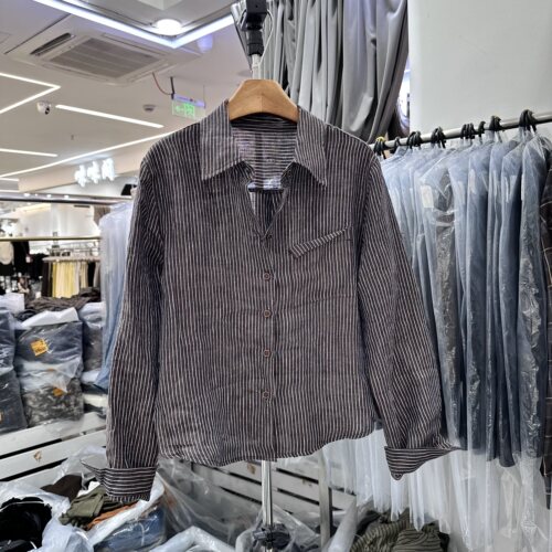 WeiMemg维梦9768竖条纹衬衣