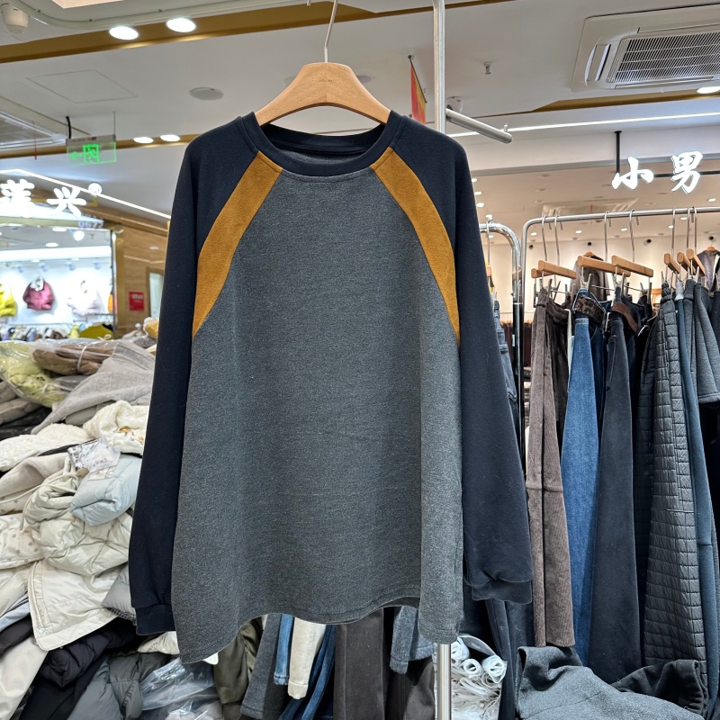 YHS壹禾色91835撞色T恤衫上衣