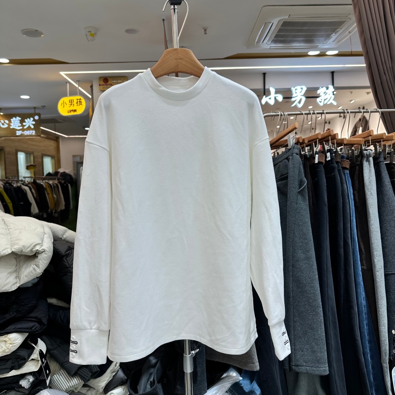 QM25W513中长款德绒T恤衫上衣