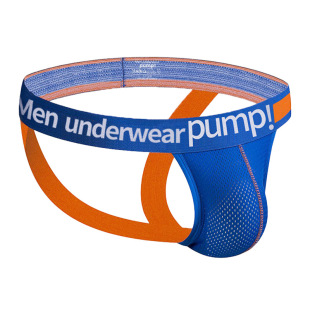 PUMP新款男生双丁内裤纯色欧美风舒适透气低腰锦纶性感