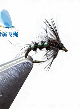 超小20号starling软蓑羽湿蝇毛钩 飞钓用饵 马口 溪哥 白条飞蝇钓