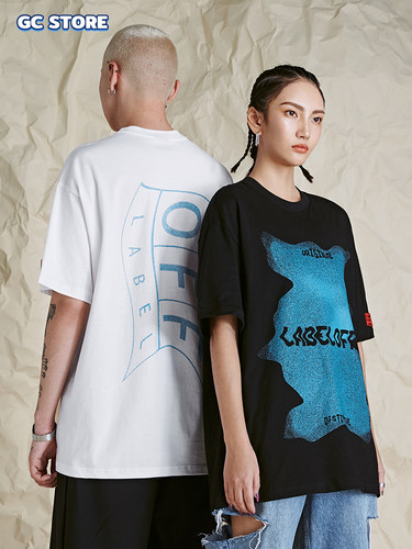 【清仓】ovdy国潮t恤短袖男女潮牌嘻哈印花宋亚轩同款情侣衣服 - 封面